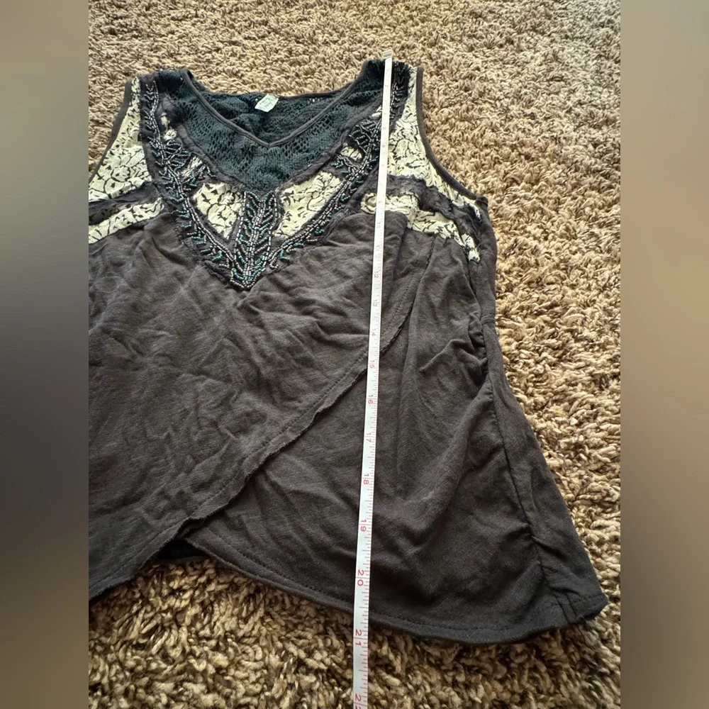 Free People Sahara Wrapped Crochet Beaded Tank Top - Picture 8 of 10
